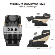 Real Relax Massage Chair favor-12 Real Relax 3D Massage Chair, Full Body Zero Gravity Recliner with SL Track, Yoga Stretching, Foot Rollers, Bluetooth, Heating