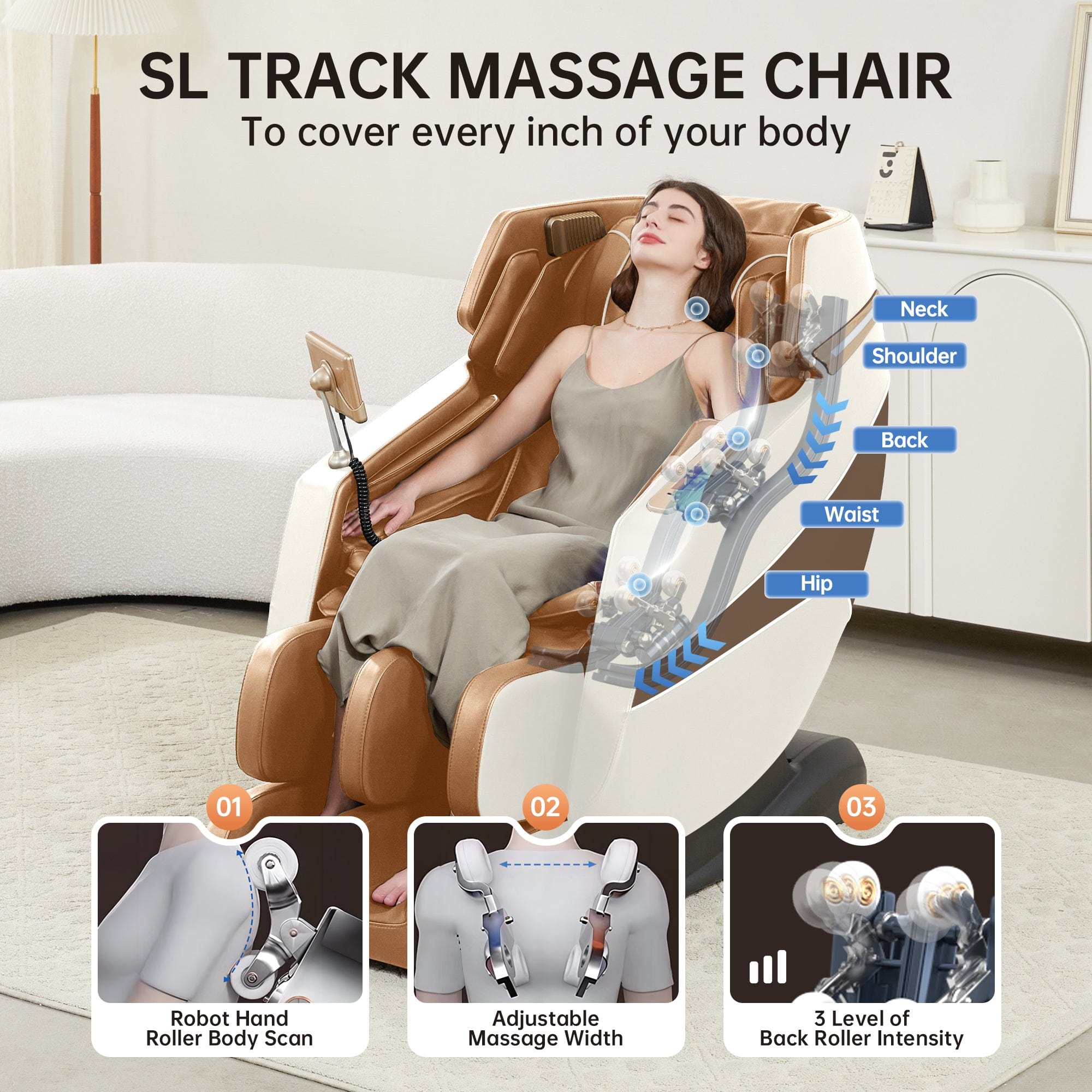 Real Relax Massage Chair favor-12 3D Massage Chair