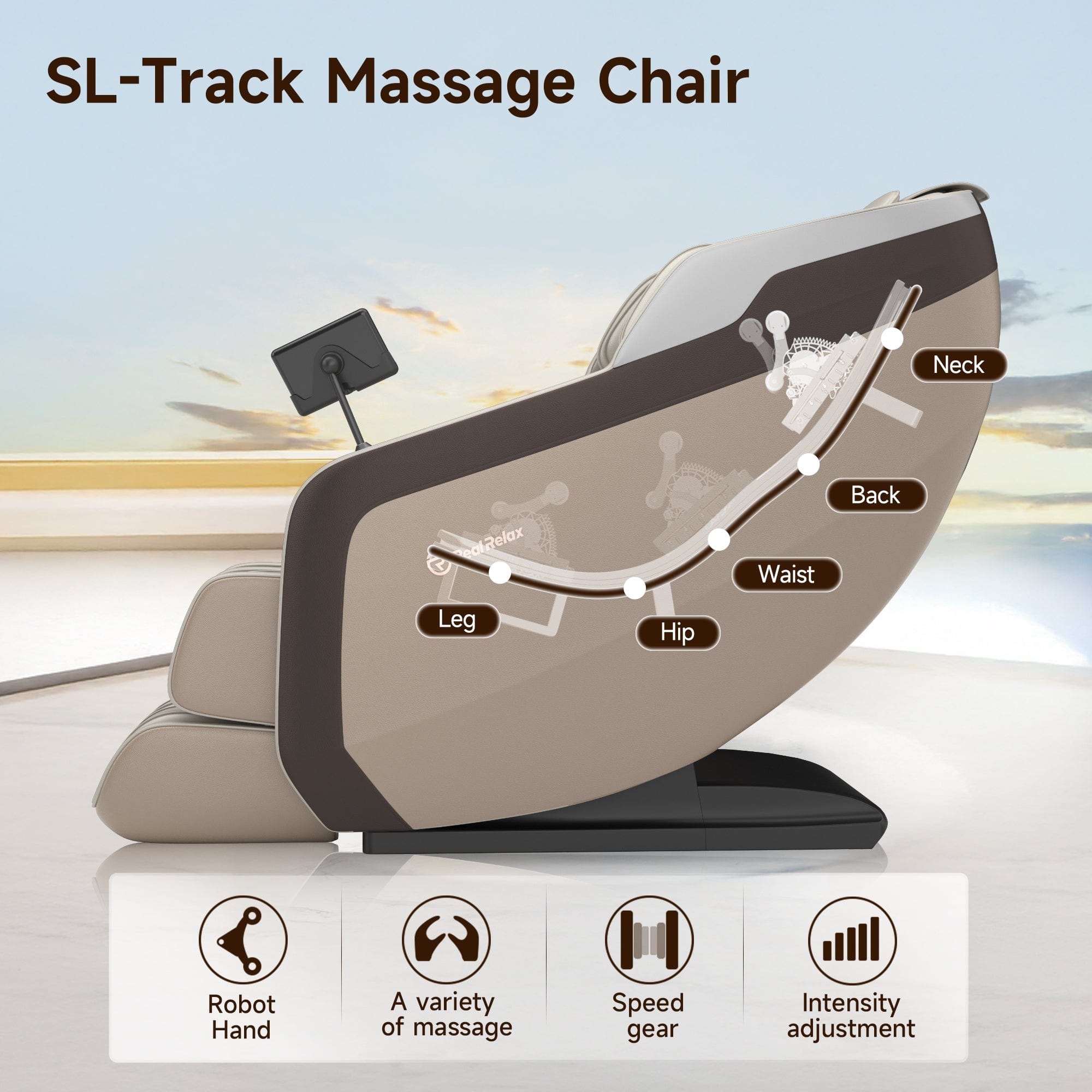 Real Relax Massage Chair Favor-24 3D Massage Chair