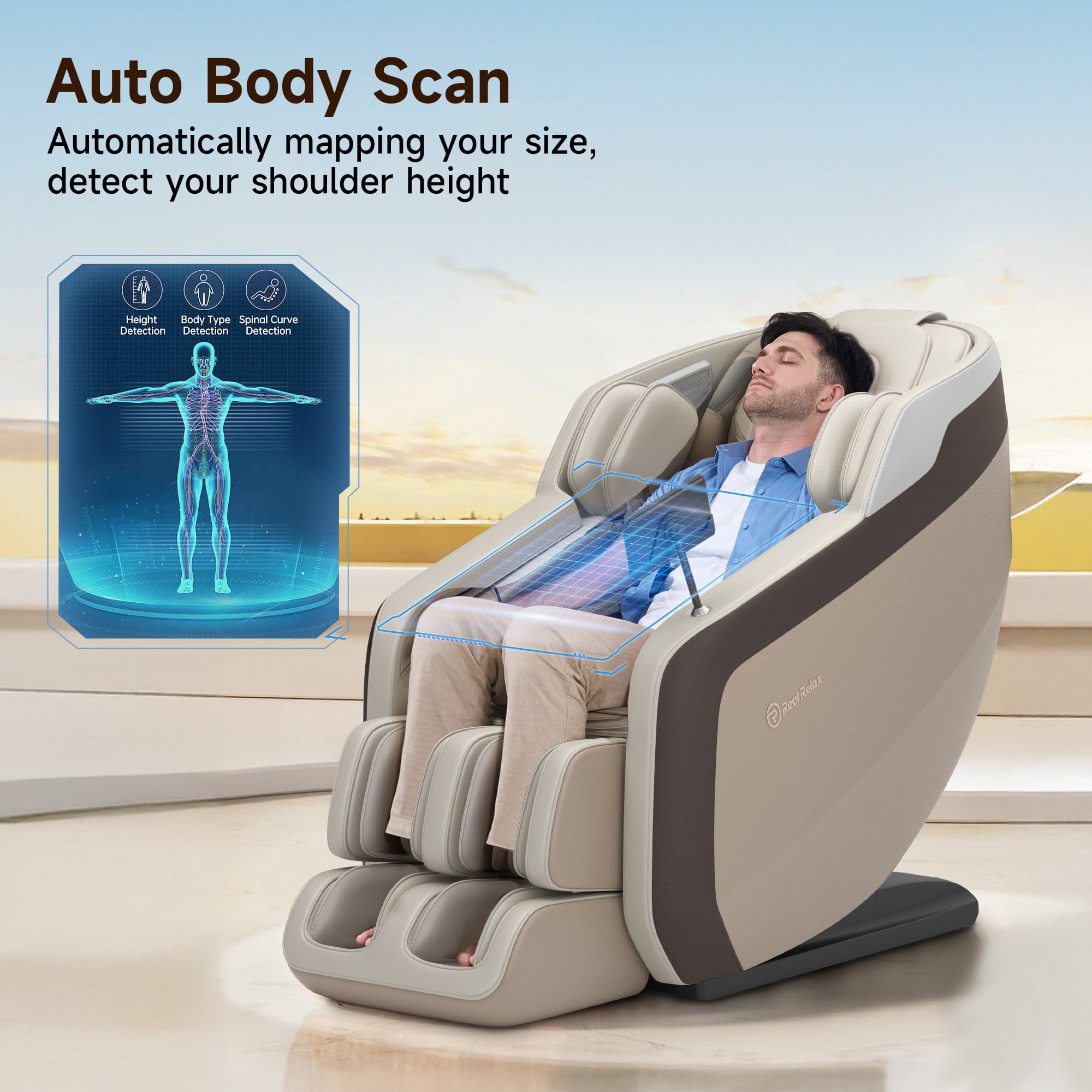 Real Relax Massage Chair Favor-24 3D Massage Chair