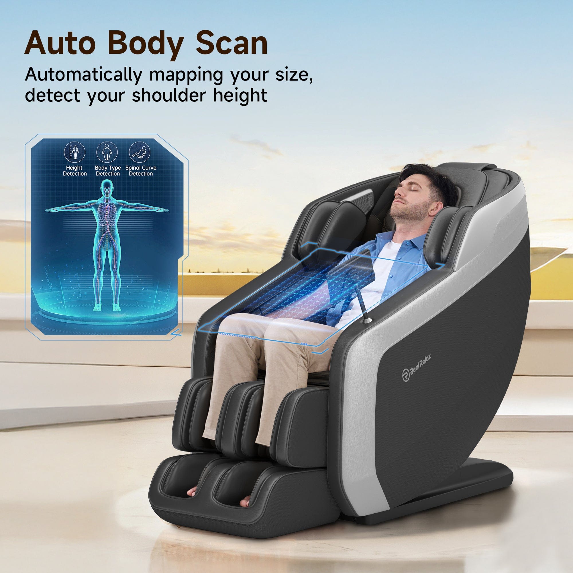 Real Relax Massage Chair Favor-24 3D Massage Chair