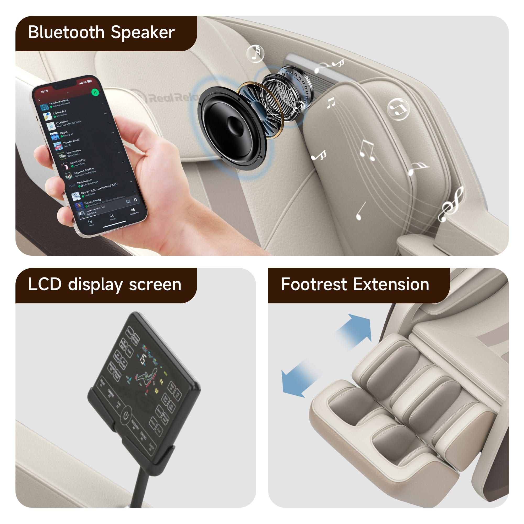 Real Relax Massage Chair Favor-24 3D Massage Chair