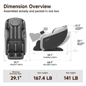 Real Relax Massage Chair Favor-24 3D Massage Chair
