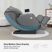 Real Relax Real Relax 3D SL-Track Massage Chair, Full Body Zero Gravity Shiatsu Thai Massage Recliner