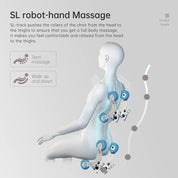 Real Relax Massage Chair Real Relax® Zenart-01 Massage Chair White 665878408022