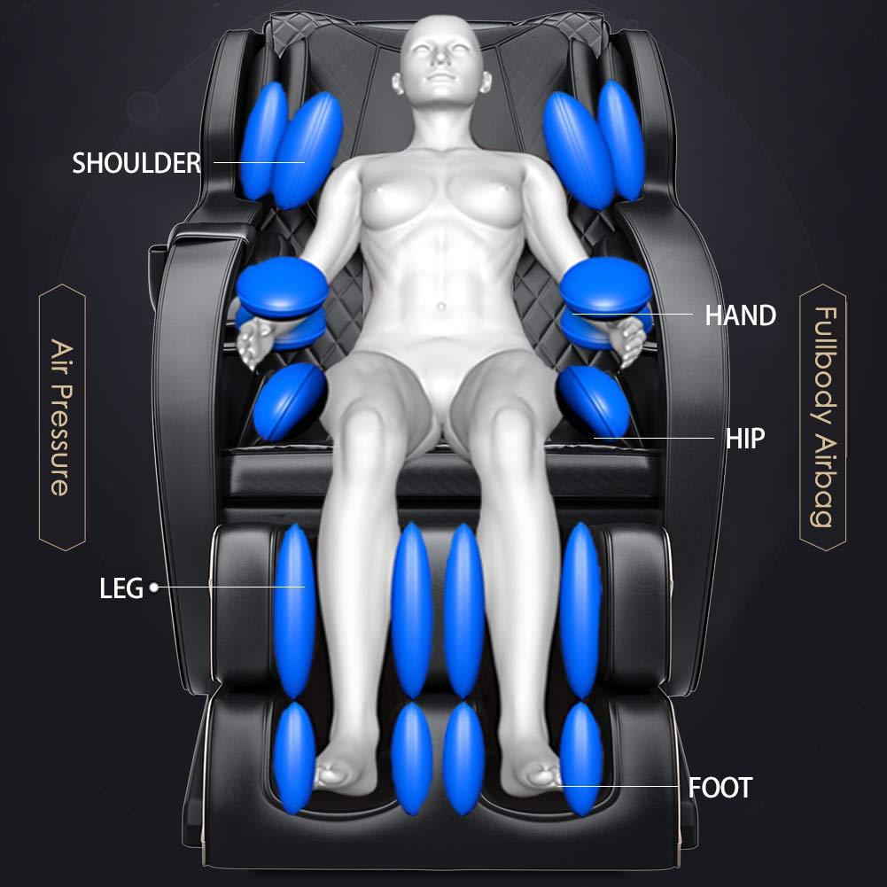 Real Relax Massage Chair Real Relax® Favor-SS03  Massage Chair black Refurbished