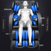 Real Relax Massage Chair Real Relax® Favor-SS03  Massage Chair black Refurbished