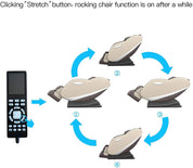 Real Relax Massage Chair Real Relax® SS02  Massage Chair Khaki Refurbished