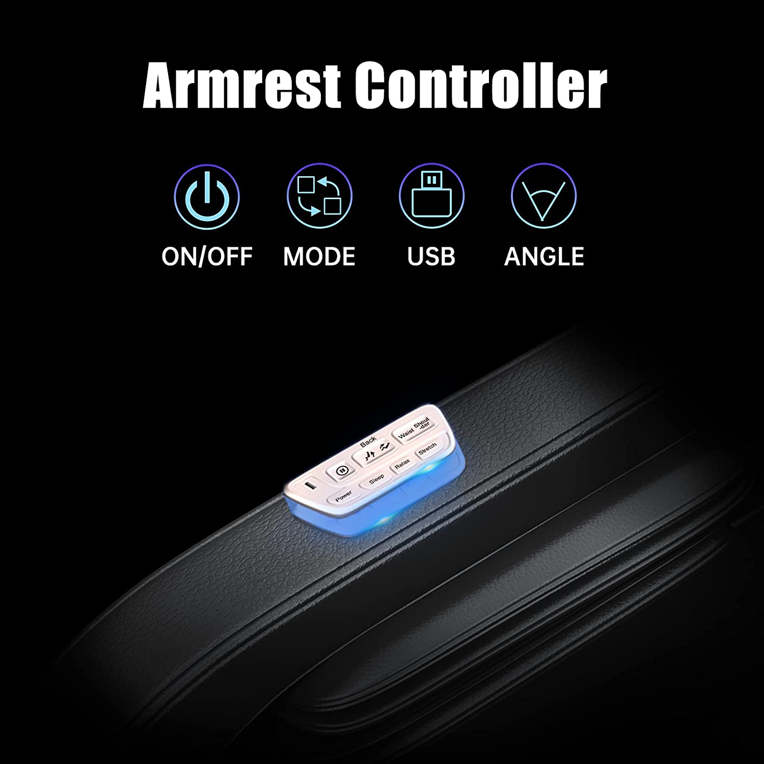 Real Relax Massage Chair Real Relax® PS6000 Massage Chair Black 734598366629