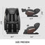 Real Relax BS-07 Real Relax Zero Gravity Massage Chair, Shiatsu Massage Relaxation Recliner with Heating and Bluetooth