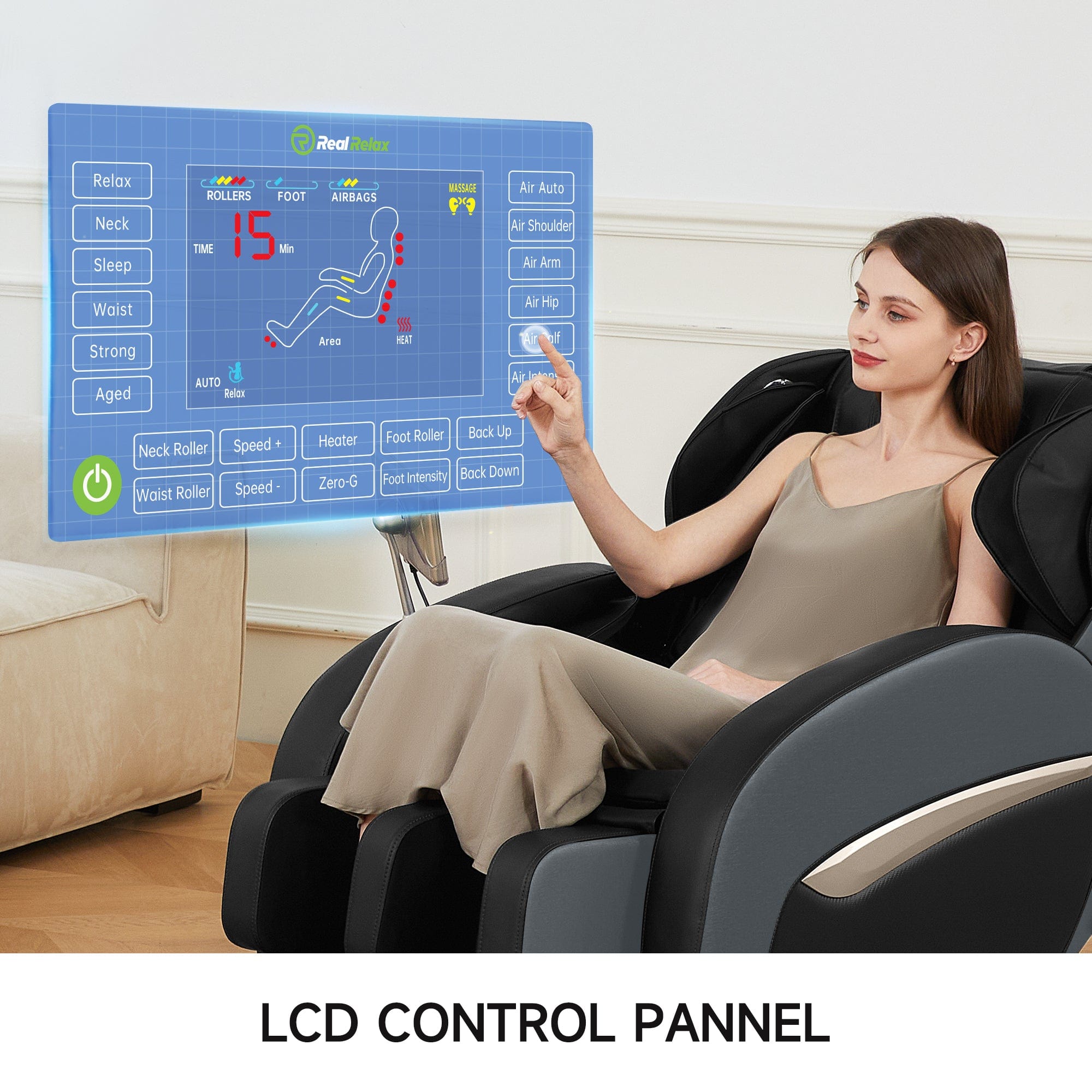 Real Relax Massage Chair BS-07 2D Massage Chair