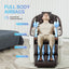 Real Relax Massage Chair Favor-09 Massage Chair Brown 665878414856