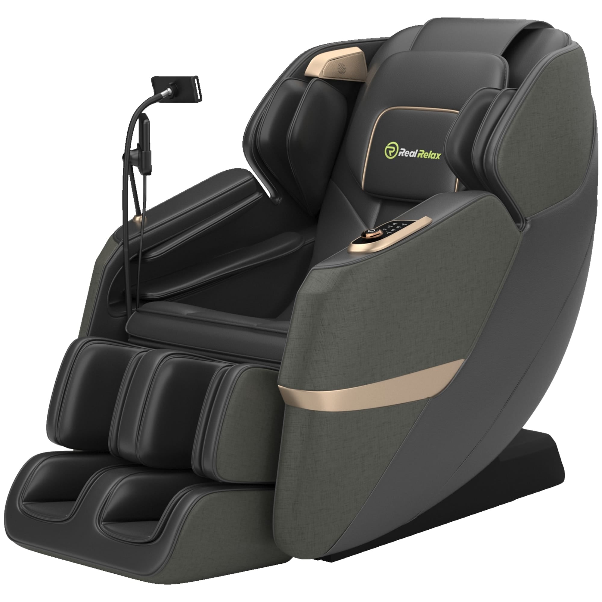 Real Relax Massage Chair Real Relax 3D Massage Chair, Full Body Zero Gravity Recliner with SL Track, Yoga Stretching, Foot Rollers, Bluetooth, Heating