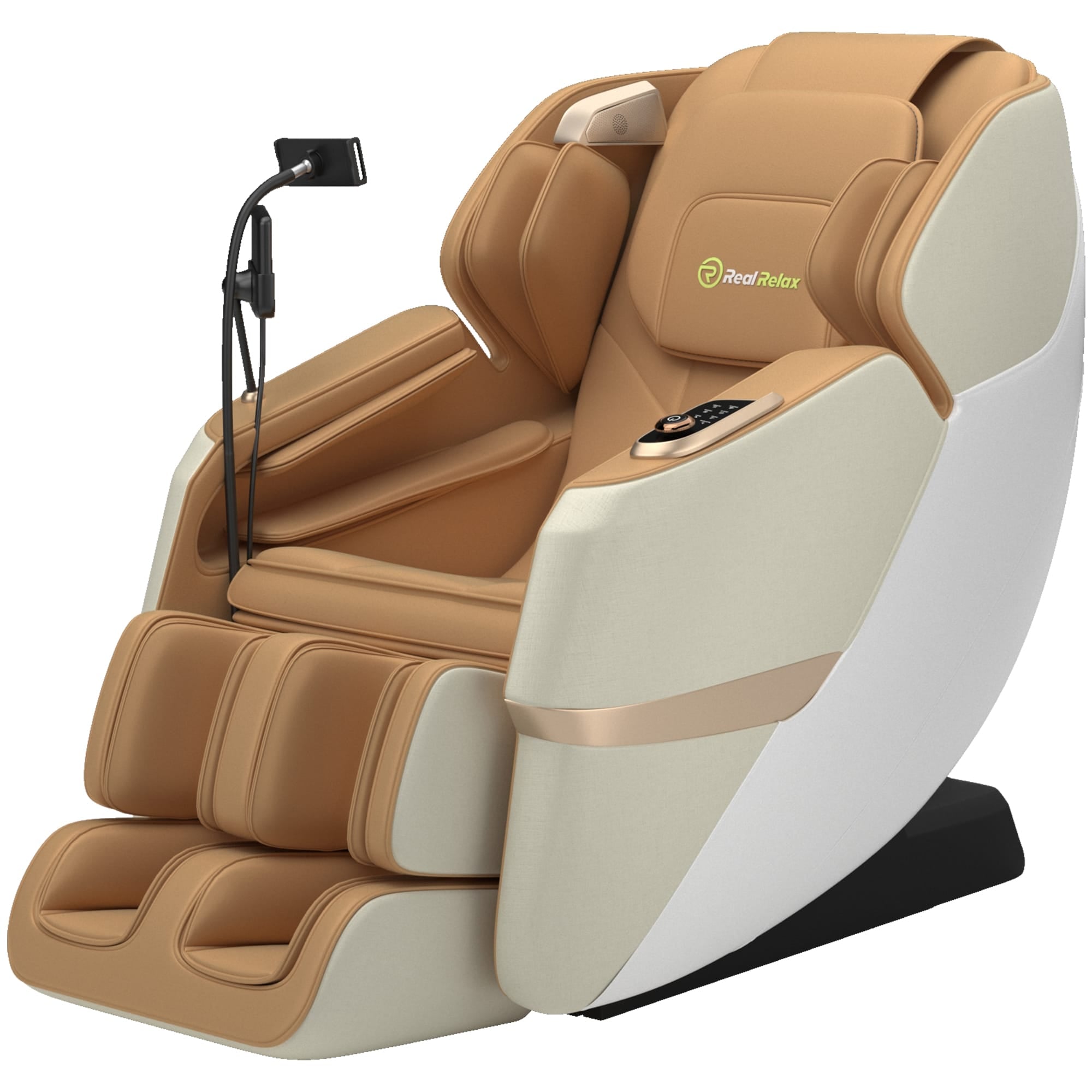 Real Relax Massage Chair Real Relax 3D Massage Chair, Full Body Zero Gravity Recliner with SL Track, Yoga Stretching, Foot Rollers, Bluetooth, Heating
