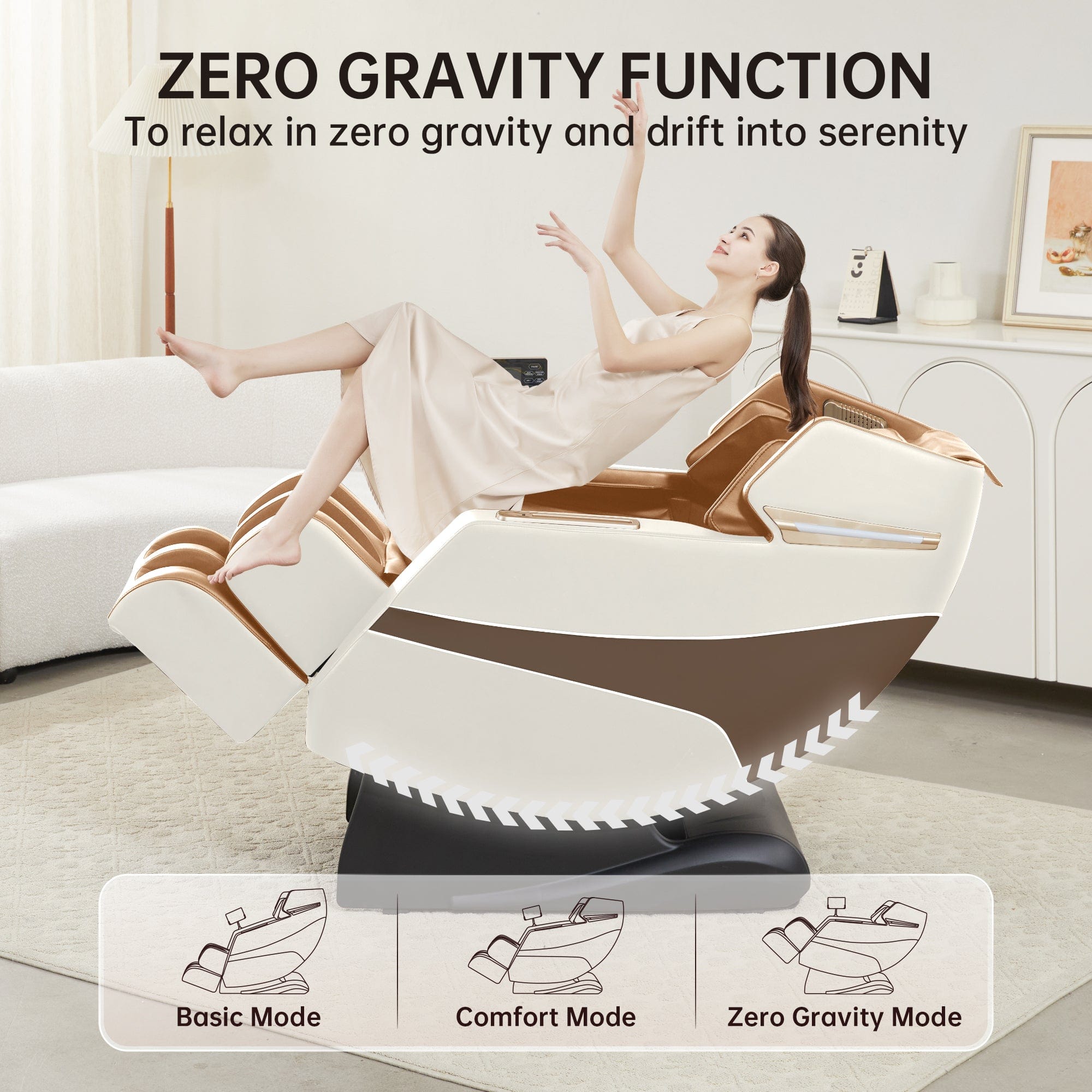 favor-12 Real Relax 3D Massage Chair, Full Body Zero Gravity