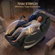 Real Relax Massage Chair Real Relax 3D Massage Chair, Full Body Zero Gravity Recliner with SL Track, Yoga Stretching, Foot Rollers, Bluetooth, Heating