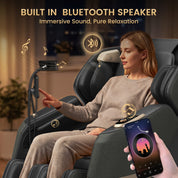 Real Relax Massage Chair Real Relax 3D Massage Chair, Full Body Zero Gravity Recliner with SL Track, Yoga Stretching, Foot Rollers, Bluetooth, Heating