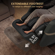 Real Relax Massage Chair Real Relax 3D Massage Chair, Full Body Zero Gravity Recliner with SL Track, Yoga Stretching, Foot Rollers, Bluetooth, Heating