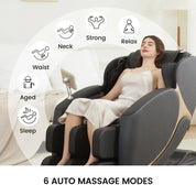 Real Relax Massage Chair BS-06 2D Massage Chair Black