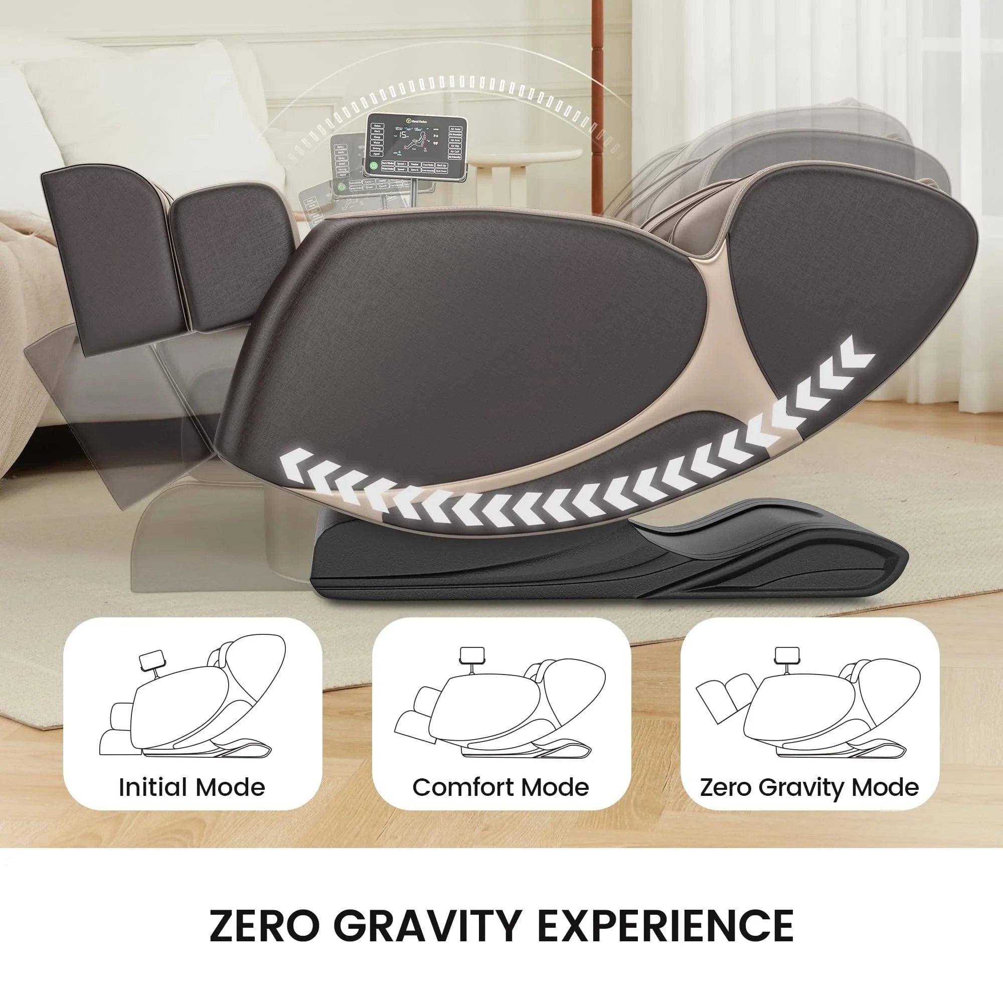 Real Relax Massage Chair BS-06 2D Massage Chair Black