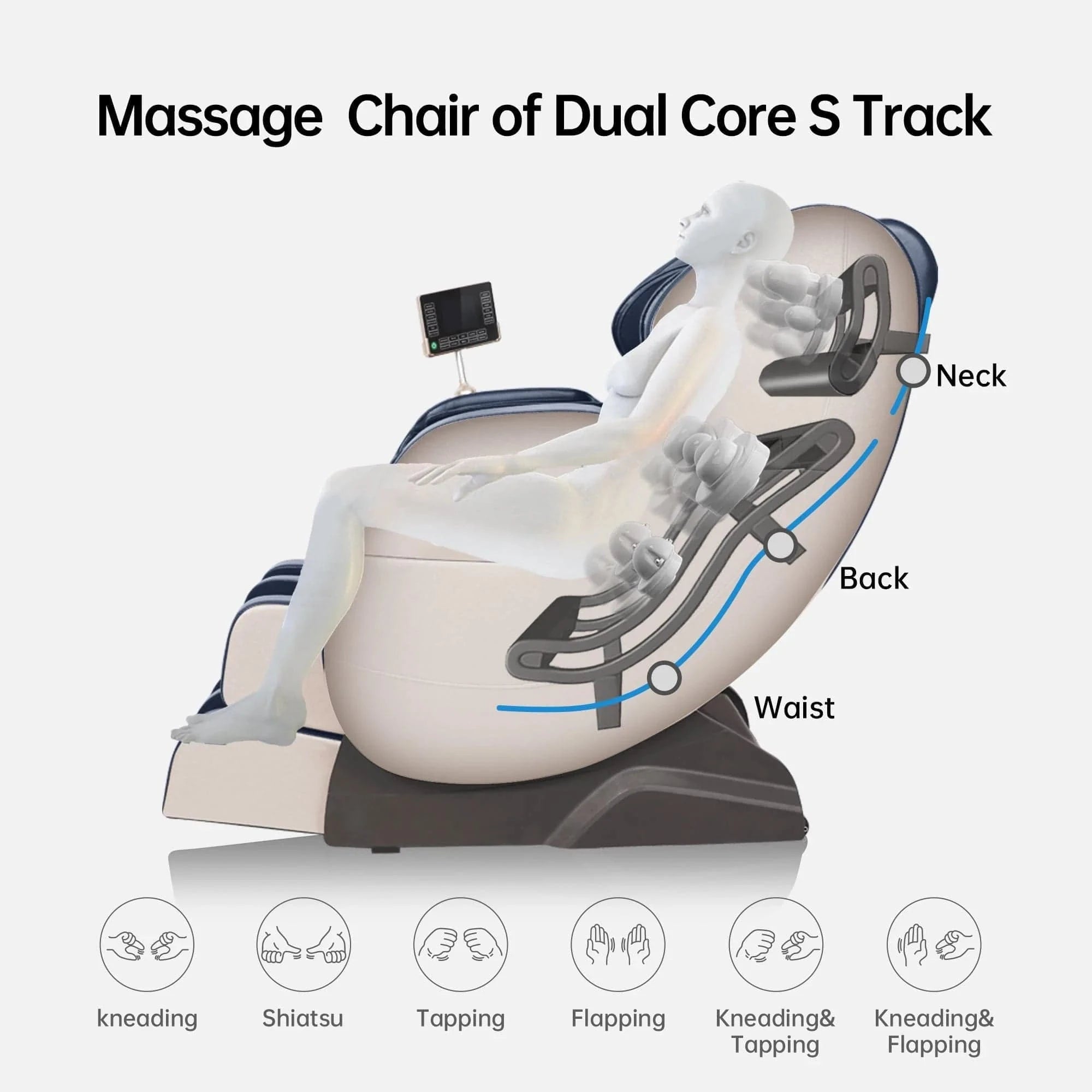 Real Relax Massage Chair Favor-03 2D ADV Massage Chair Refurbished