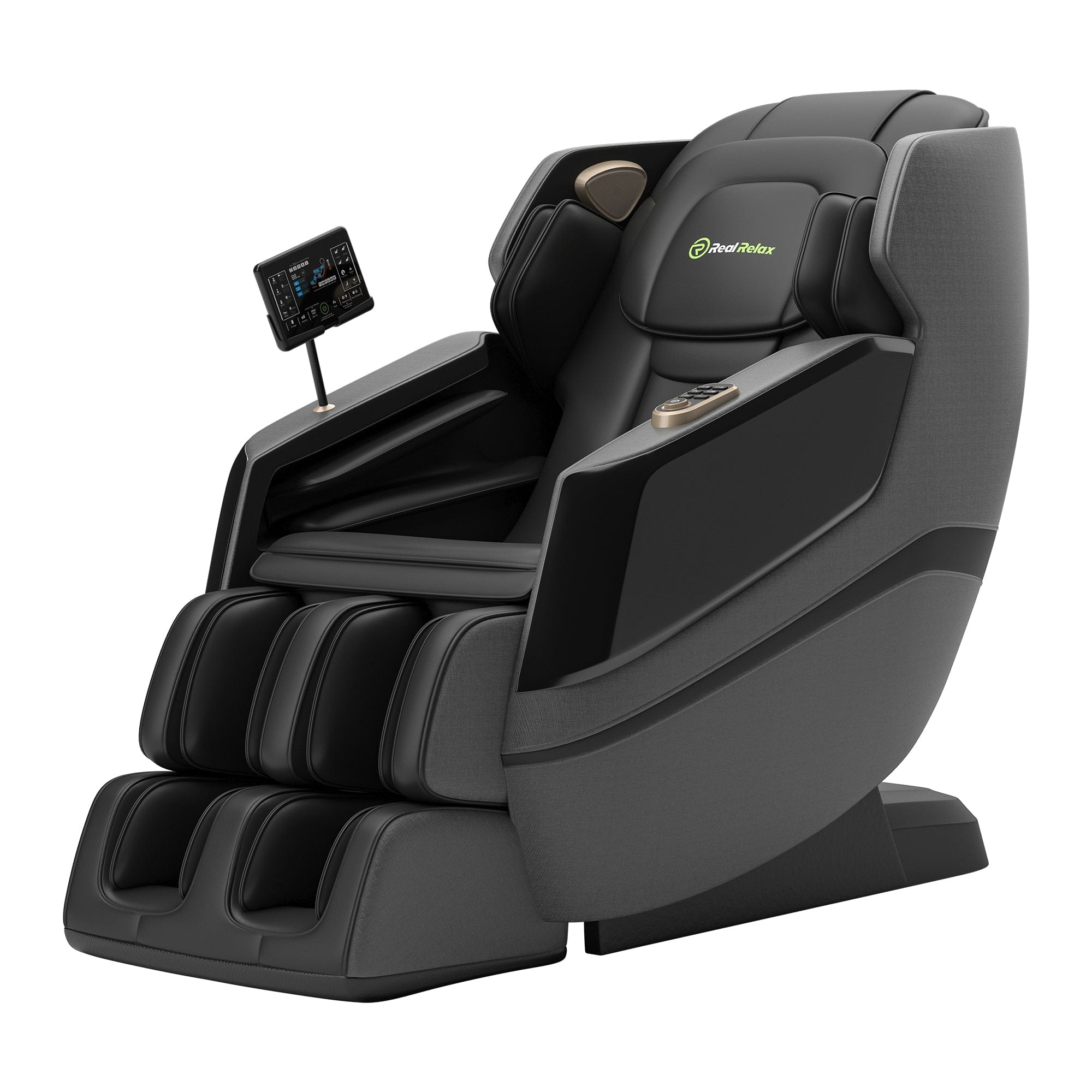 Real Relax Massage Chair Favor-27 3D Massage Chair Black 665878413514