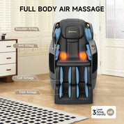 Real Relax Massage Chair Favor-27 3D Massage Chair Black 665878413514