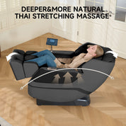 Real Relax Massage Chair Favor-27 3D Massage Chair Black 665878413514