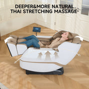 Real Relax Massage Chair Favor-27 3D Massage Chair Khaki 665878413507