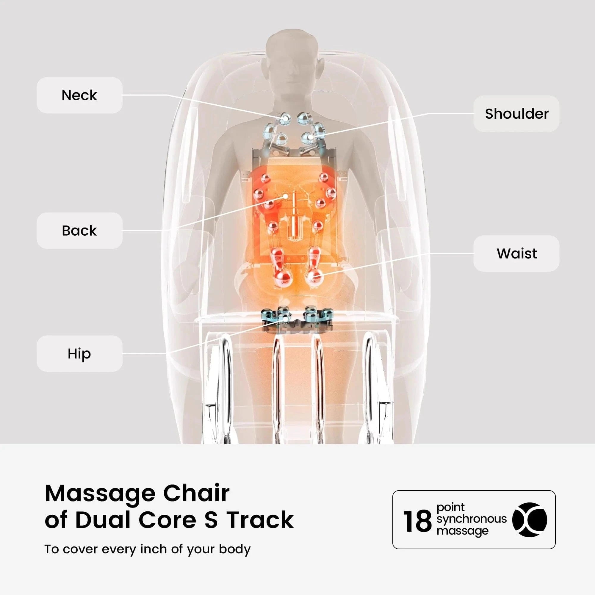 Real Relax Massage Chair FS-01 2D ADV Massage Chair