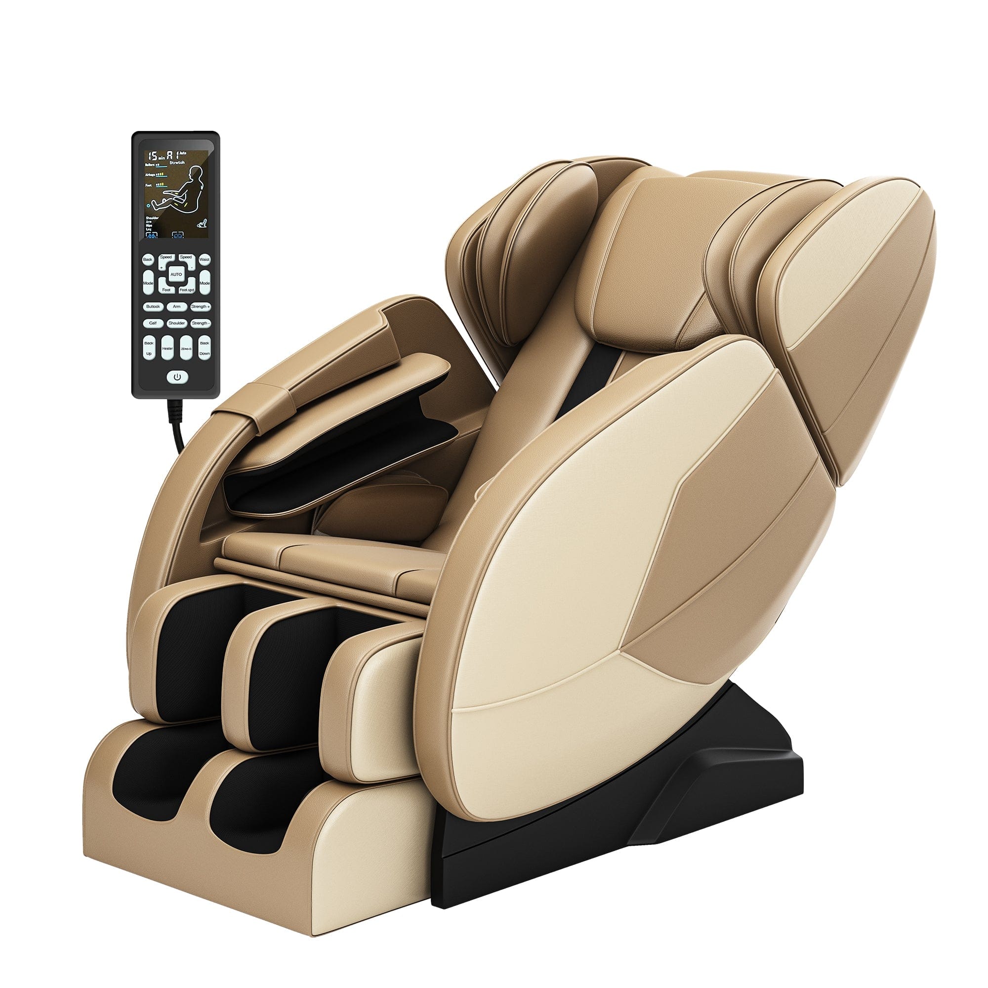 Real Relax Massage Chair MM450 Massage Chair Black 6977865042244