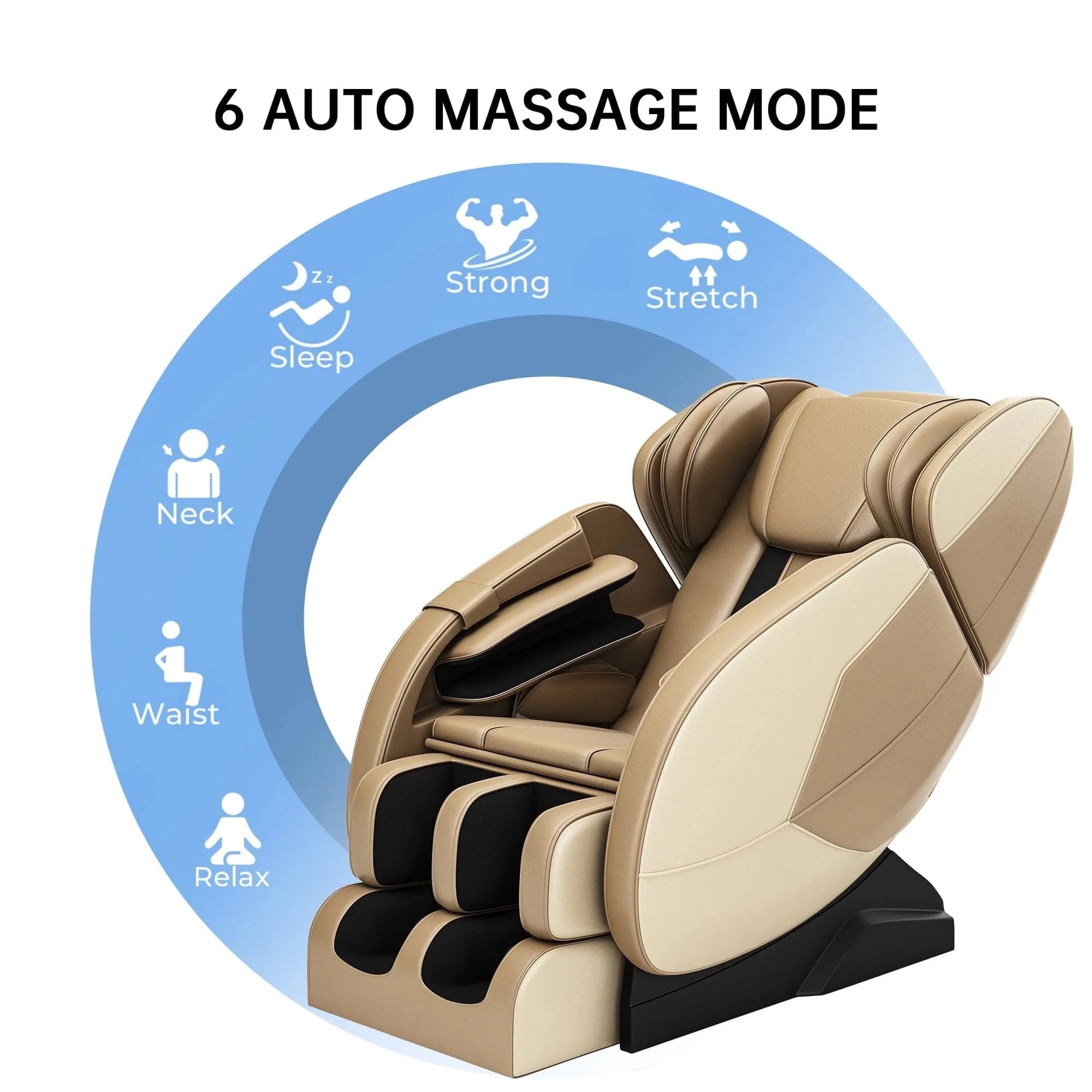 Real Relax Massage Chair MM450 Massage Chair Black