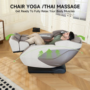 Real Relax Massage Chair PS5200 4D Massage Chair Khaki 665878413484