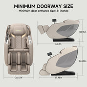 Real Relax Massage Chair PS5200 4D Massage Chair Khaki 665878413484