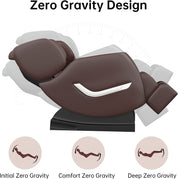 Real Relax Massage Chair Real Relax® SS01 Massage Chair Brown 665878409159