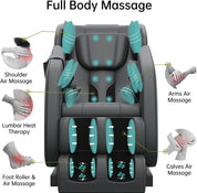 Real Relax Massage Chair Real Relax® MM350 Massage Chair Black Refurbished 665878416836
