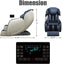 Real Relax Massage Chair Real Relax® Favor-06 Massage Chair Blue Refurbished 665878416607