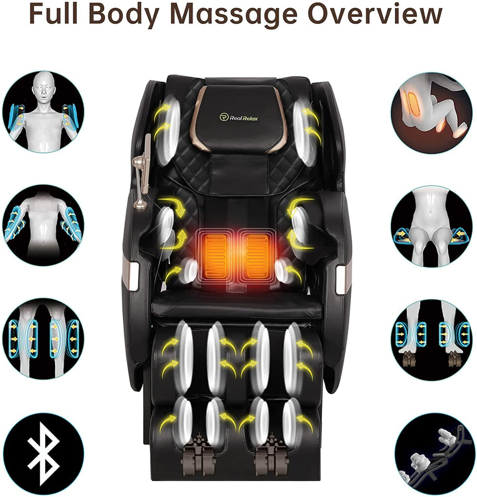 Real Relax® Favor-03 ADV Massage Chair black