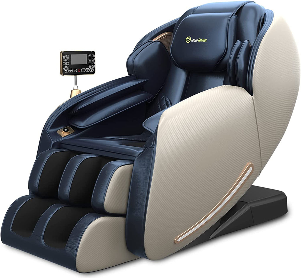 Real Relax Massage Chair Real Relax® Favor-06 Massage Chair Blue 665878408817