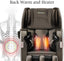 Real Relax Massage Chair Real Relax® Favor-03 Massage Chair Brown Refurbished